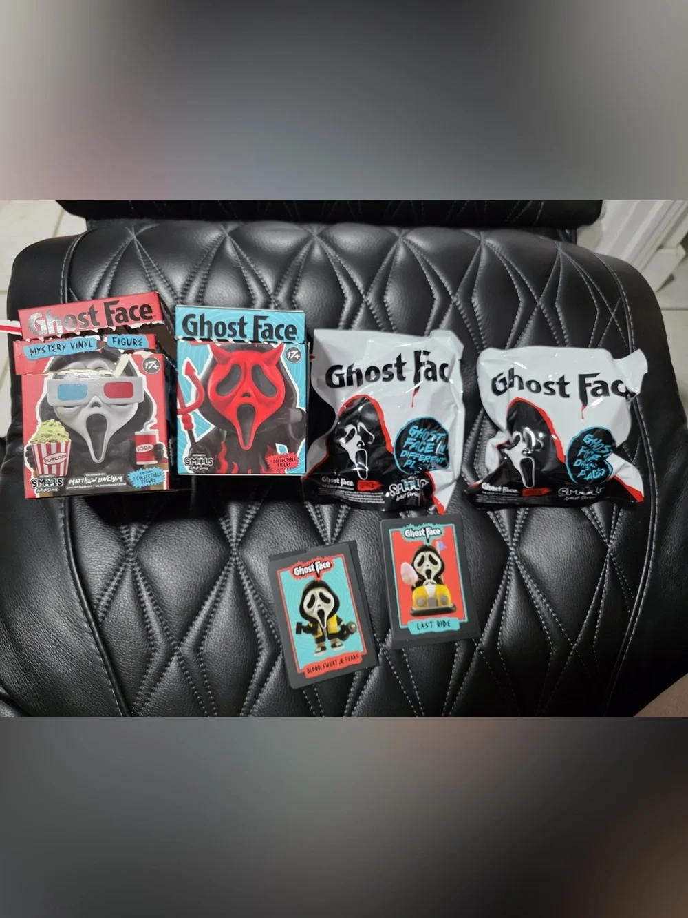 Ghost Face Kids Blind Bag Collectible Set - Black & Red